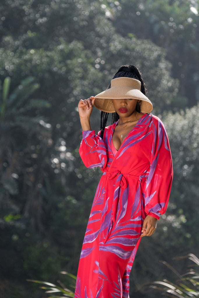 Sunset in Sri Lanka Robe Dress