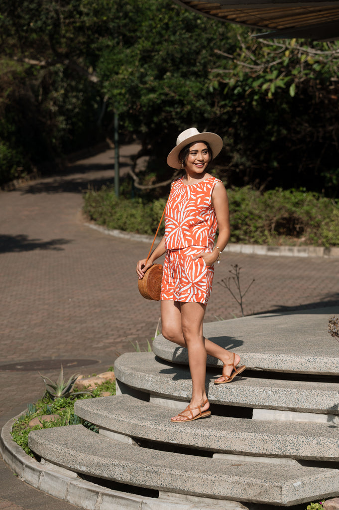 Rusty Palm Boxy Top