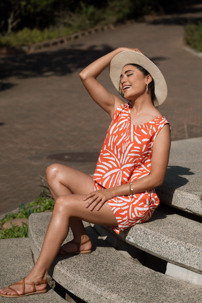 Rusty Palm Boxy Top