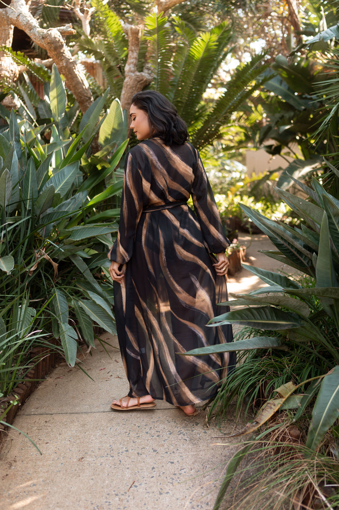 Desert Gold Robe Dress