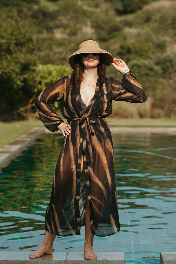 Desert Gold Robe Dress