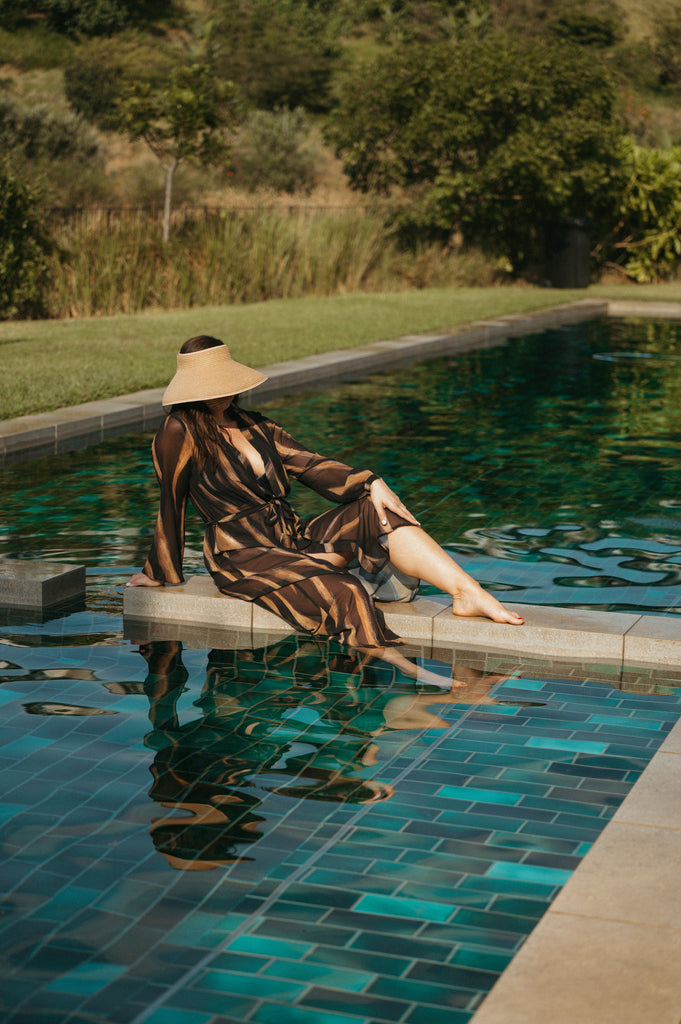 Desert Gold Robe Dress