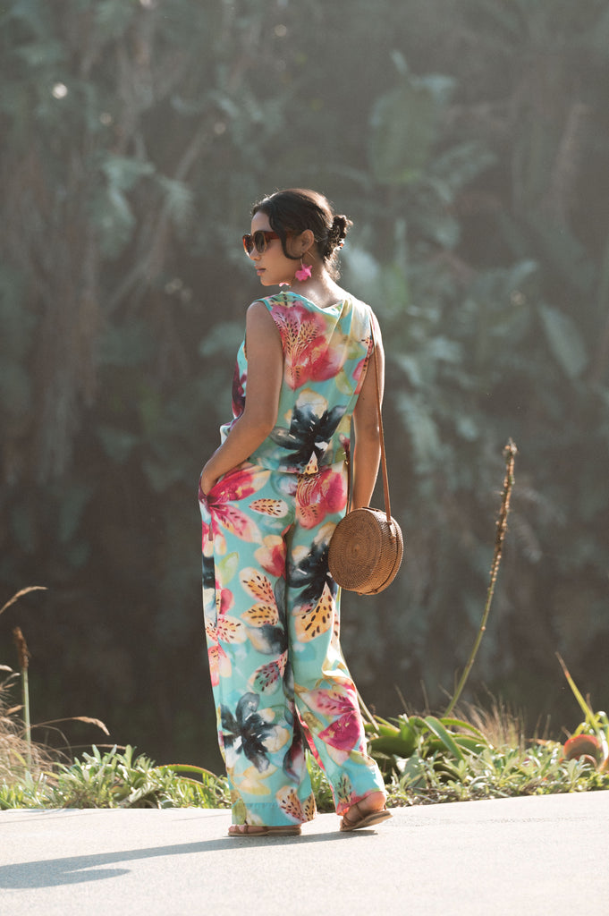 Isle of Bloom Boxy Top - Artist Print