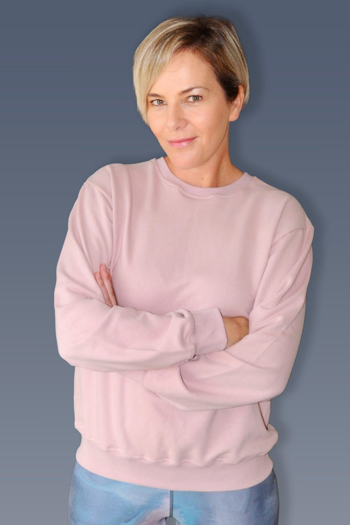 Organic Cotton Blush Sweater Top
