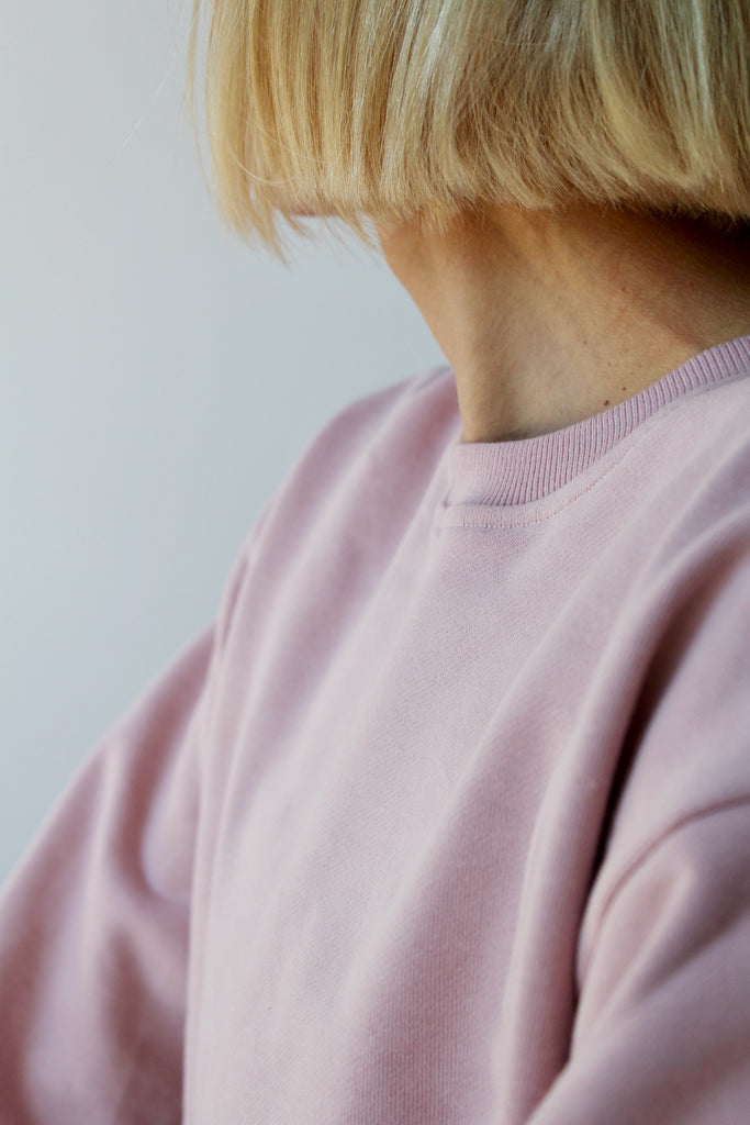 Organic Cotton Blush Sweater Top
